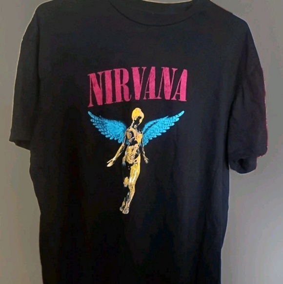 NIRVANA Other - 3 For $15 Sale NIRVANA Utero Black GraphicTee XL House Of Guitars Band Shirt
